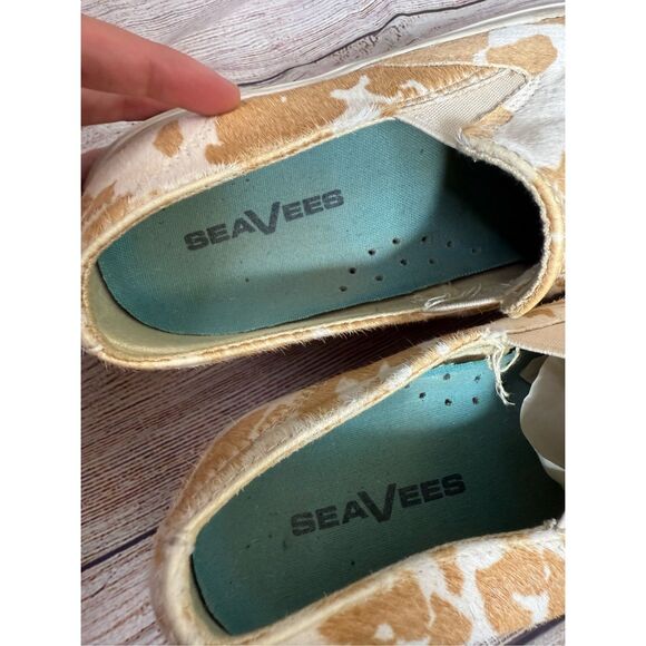Seavees Baja Platform Mulholland Cowhide Slip-On Sneakers Size - Picture 13 of 13